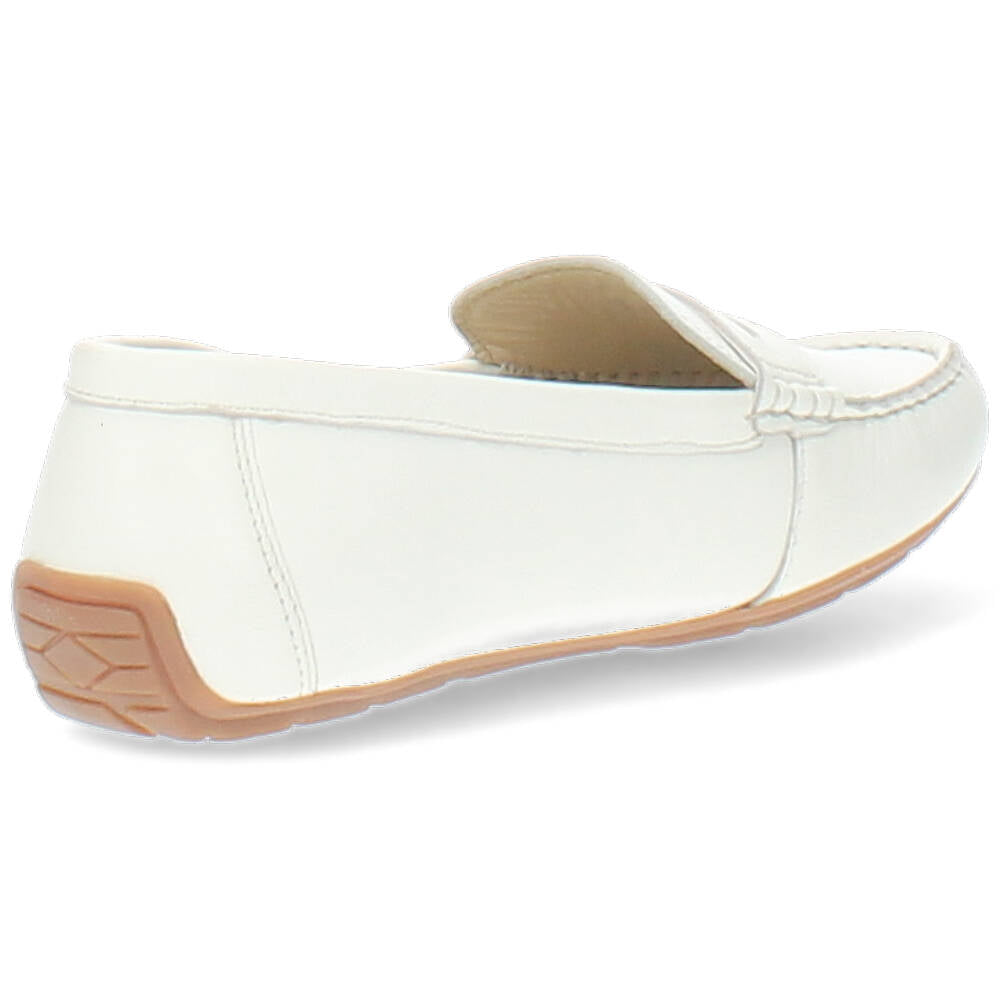 witte mocassin