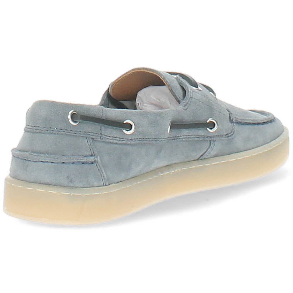 lichtblauwe bootschoen