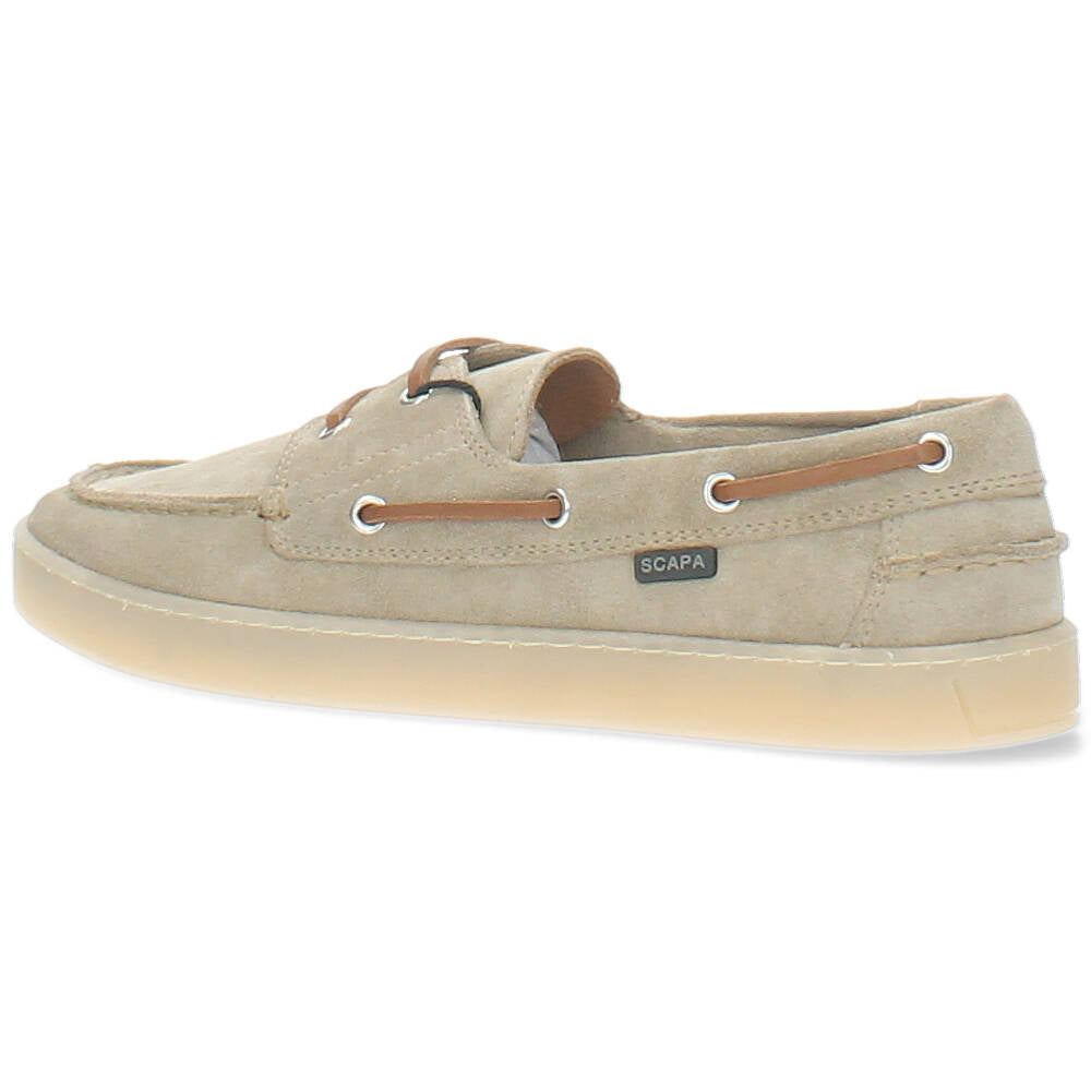 taupe bootschoen