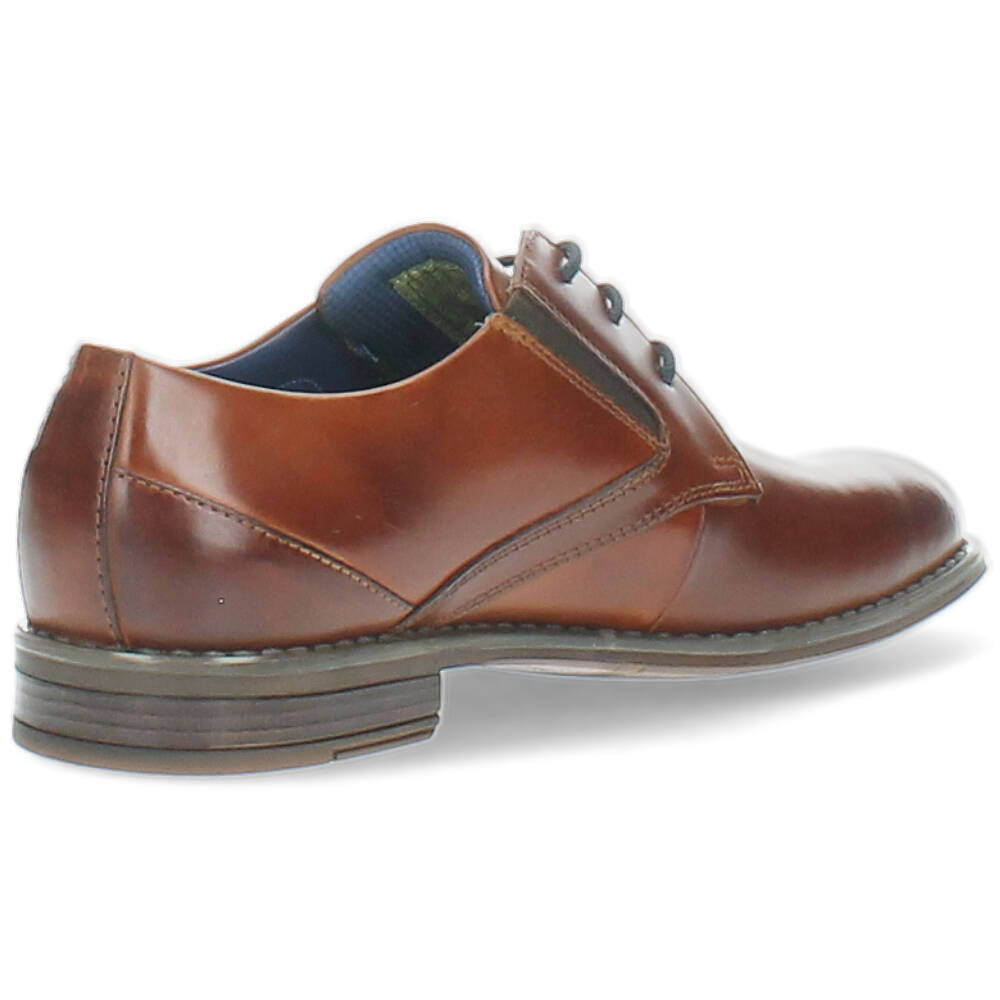 cognac geklede schoen