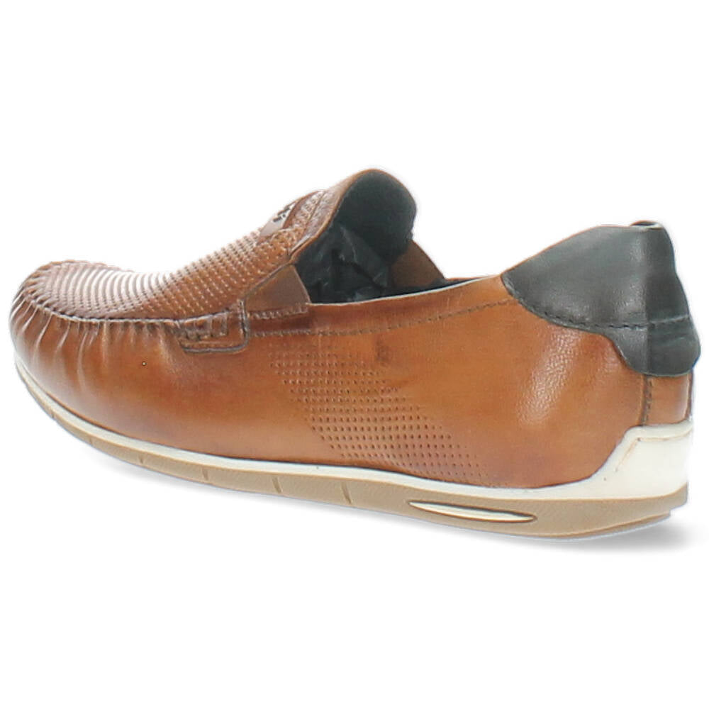 cognac mocassin