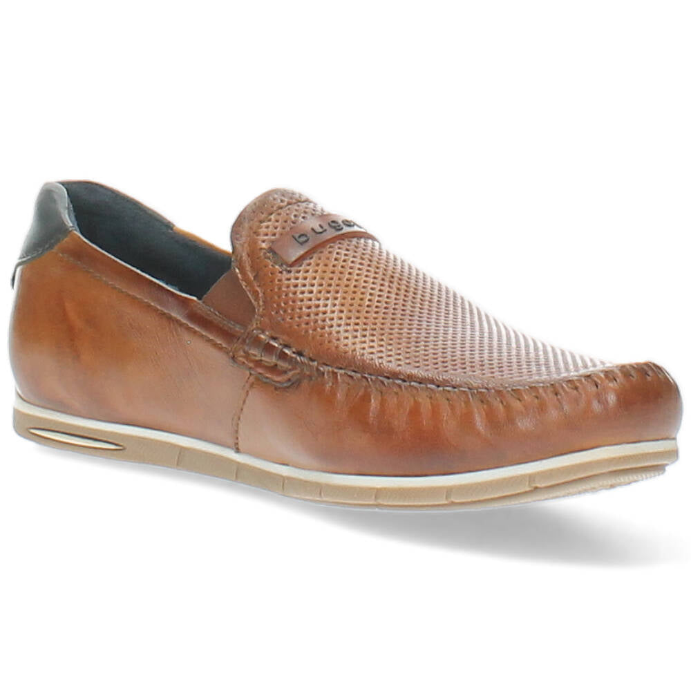 cognac mocassin