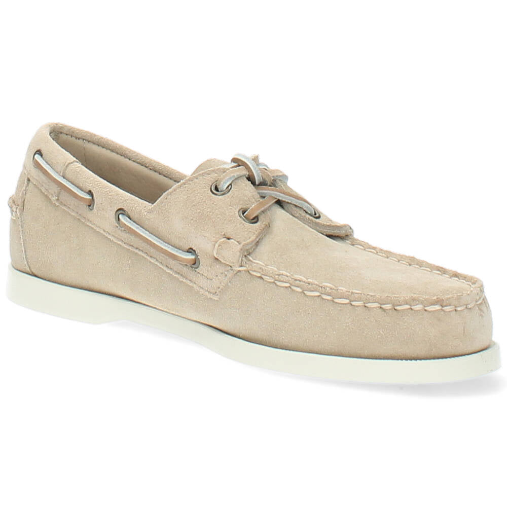 beige bootschoen