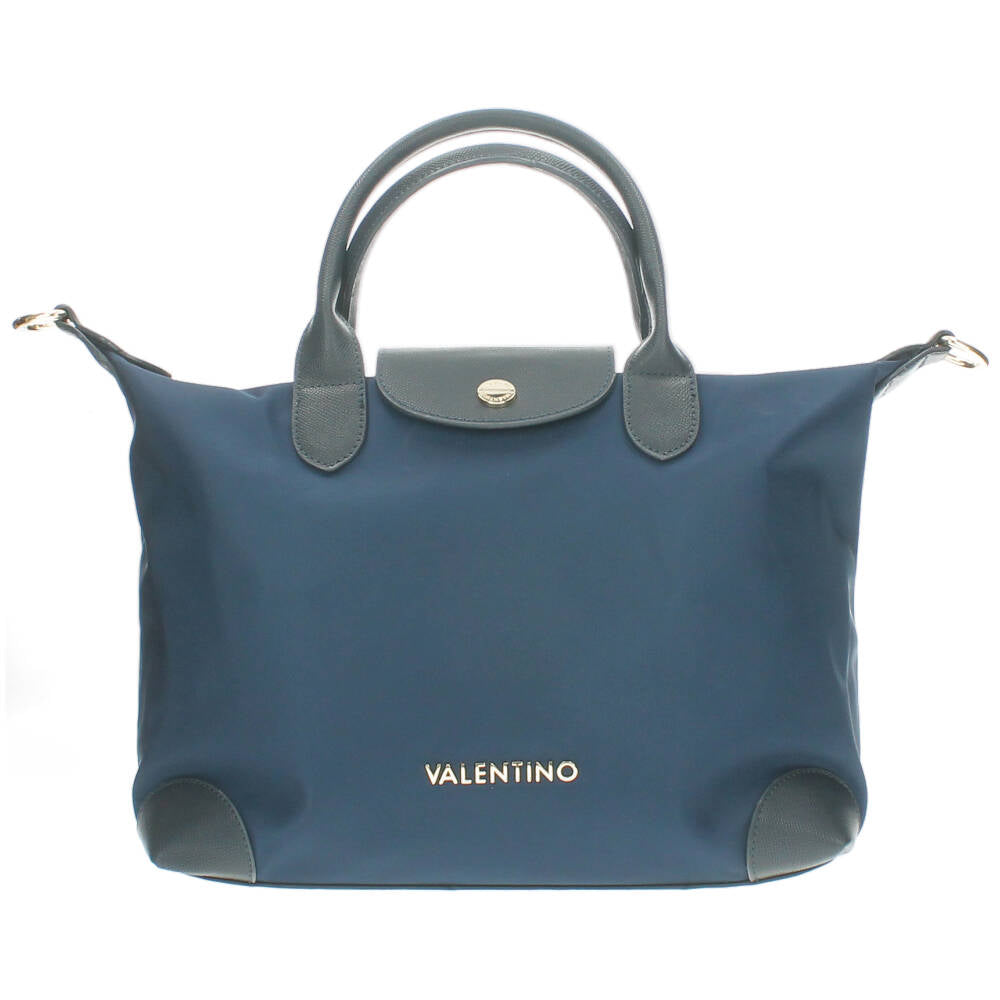 blauwe handtas