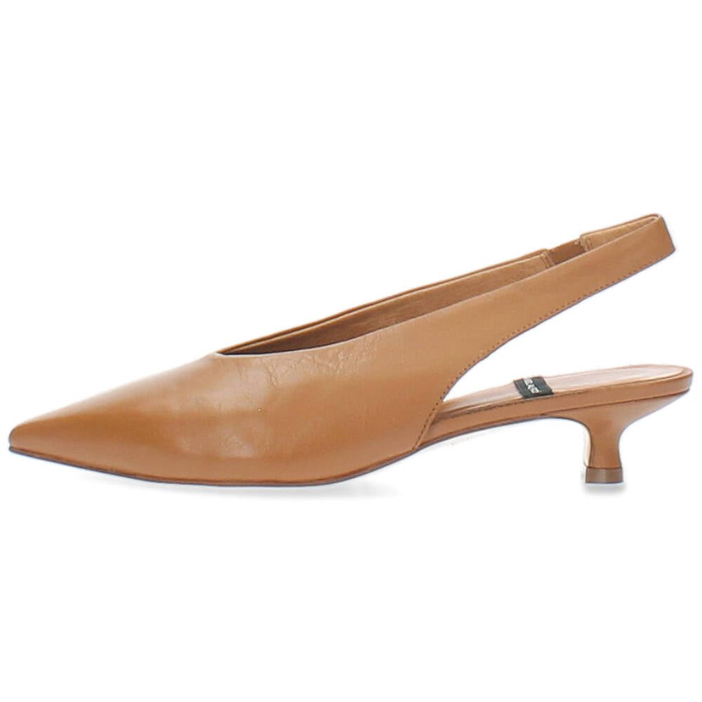 cognac slingback