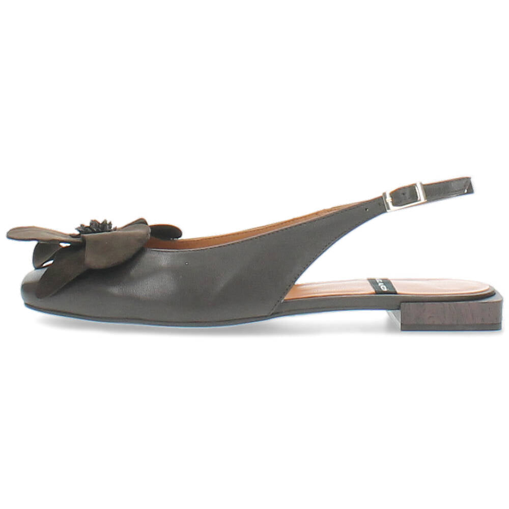 bruine slingback