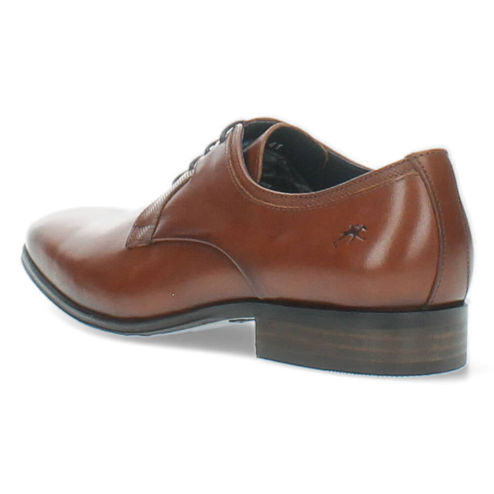 cognac geklede schoen