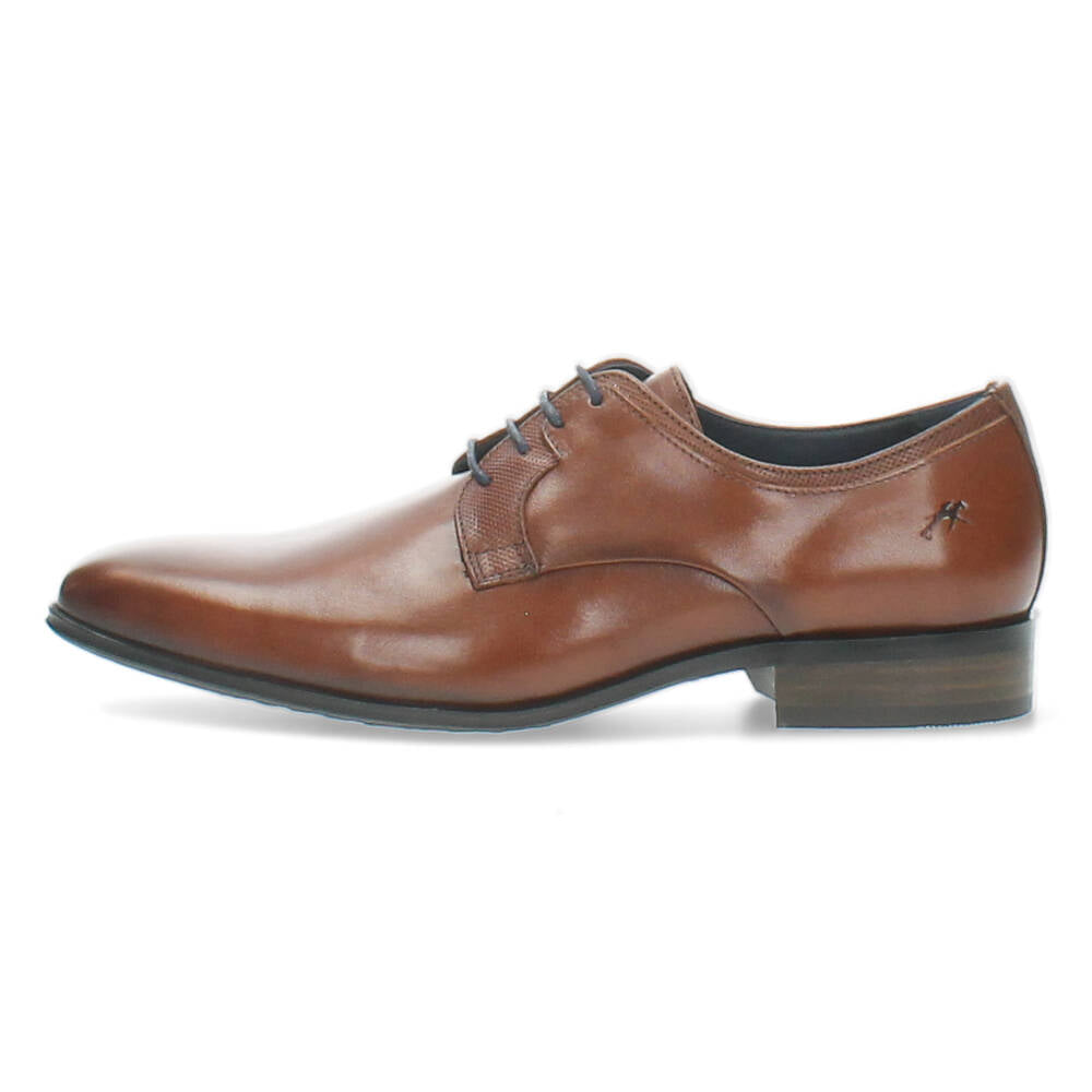 cognac geklede schoen