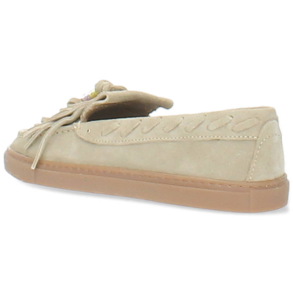 beige bootschoen