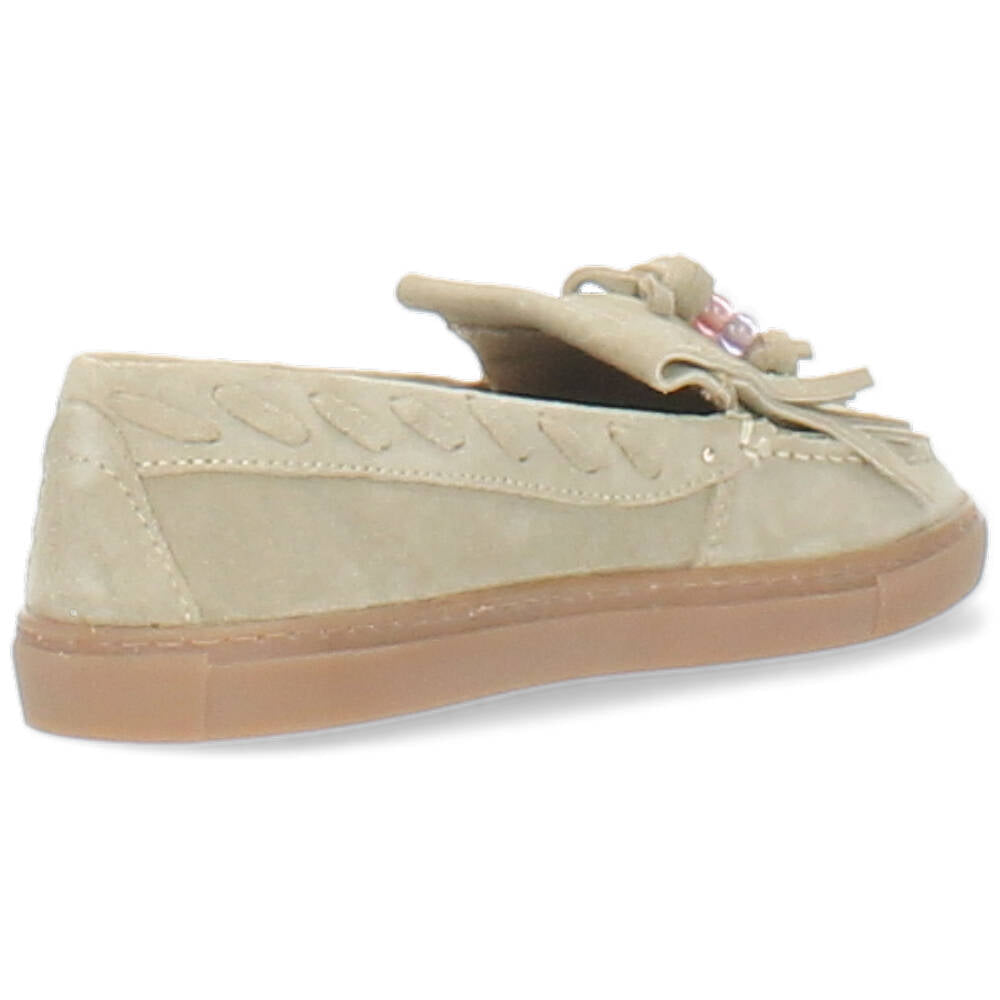beige bootschoen