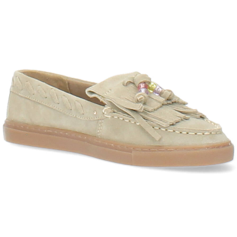 beige bootschoen