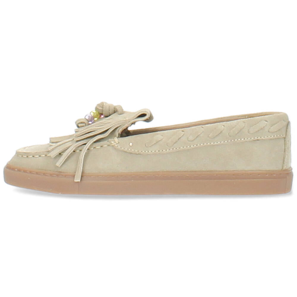 beige bootschoen