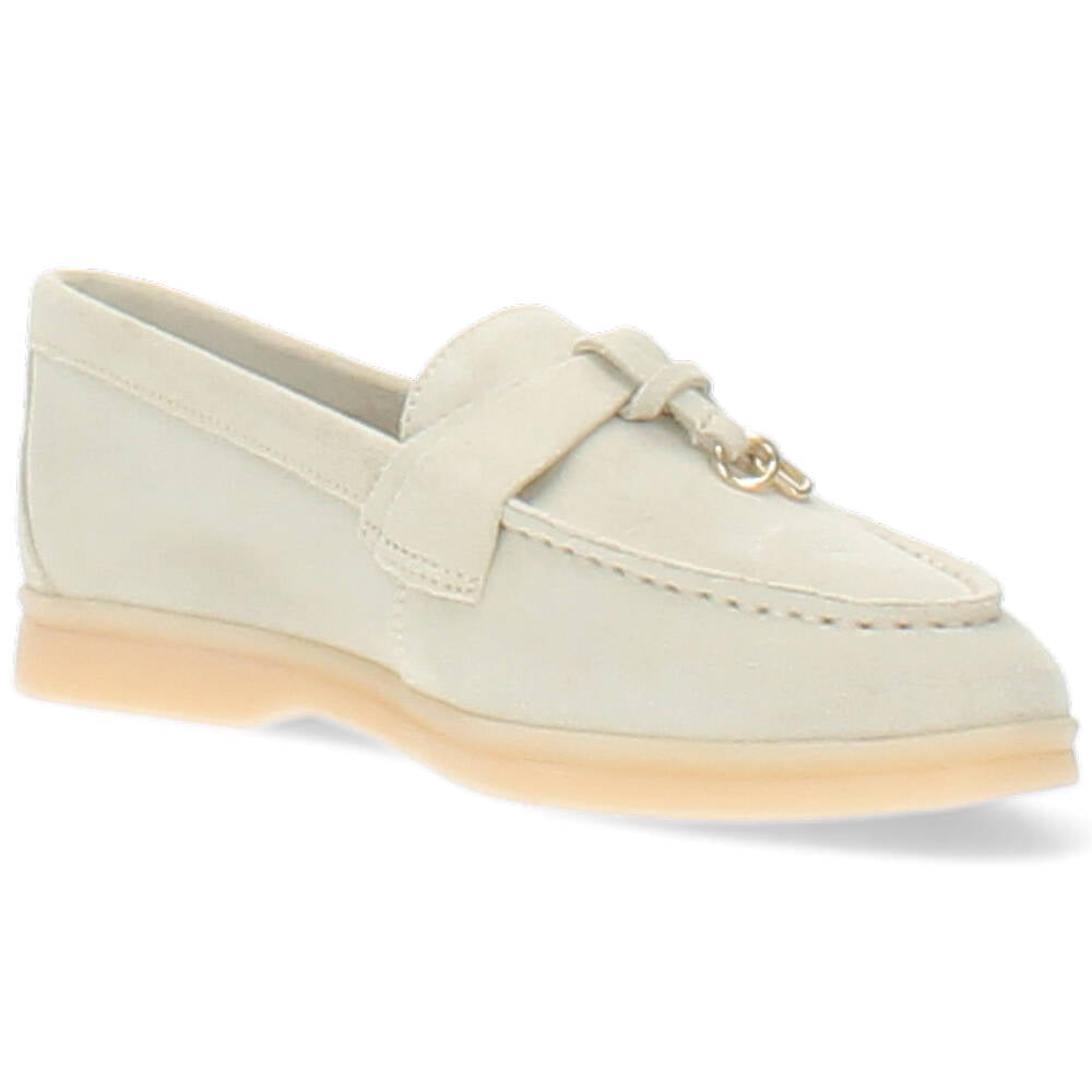 beige mocassin