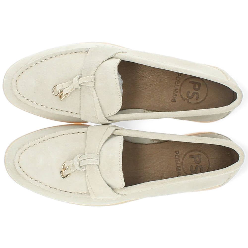 beige mocassin
