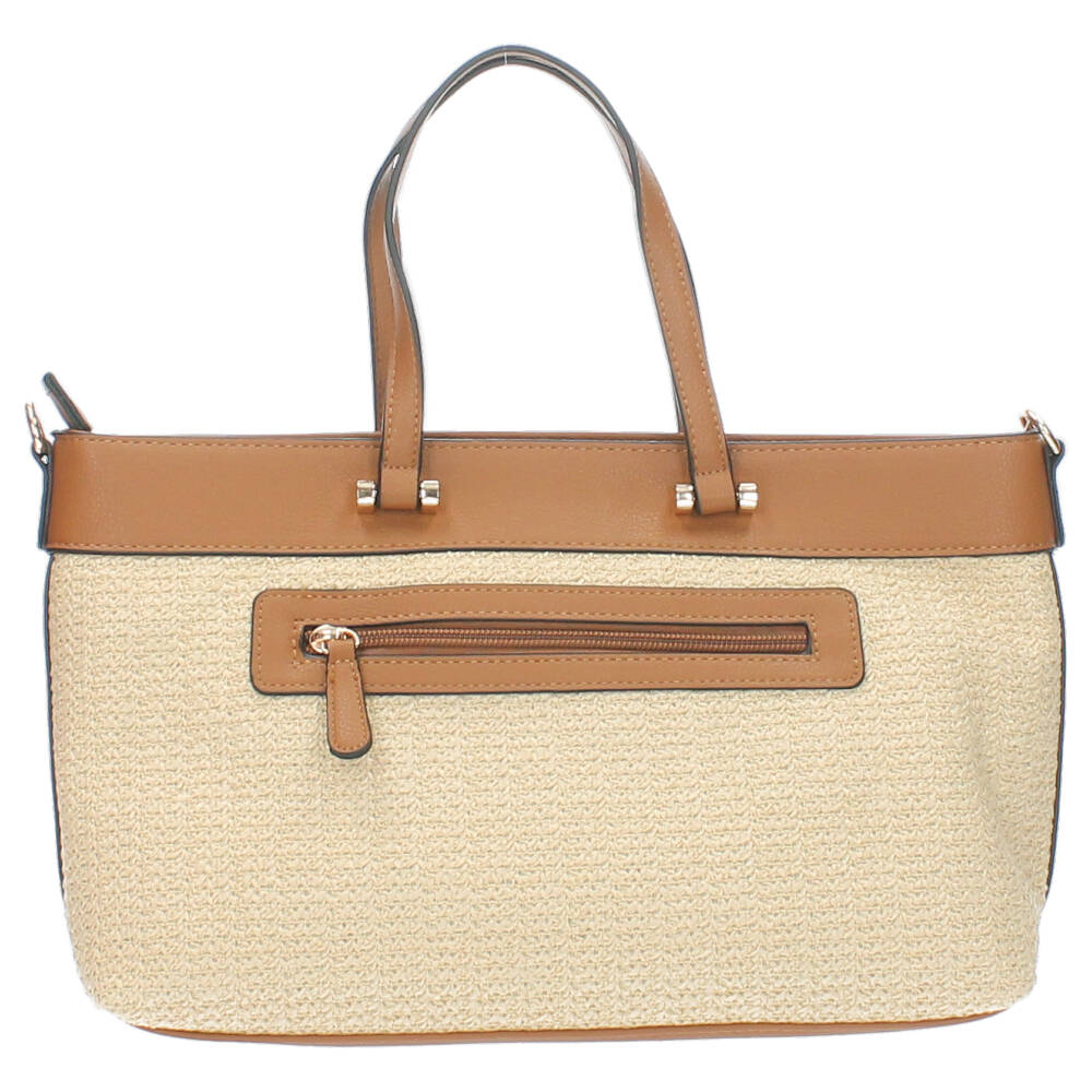 beige handtas