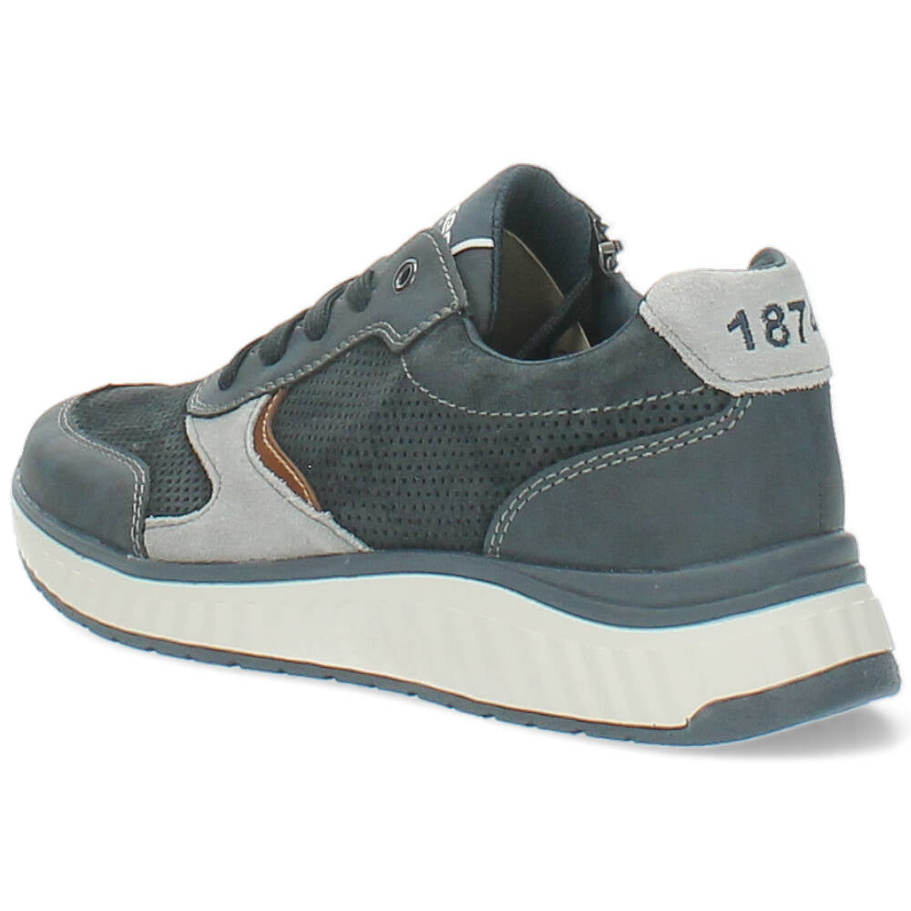 blauwe sneaker