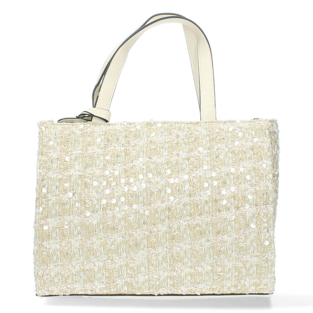 beige handtas
