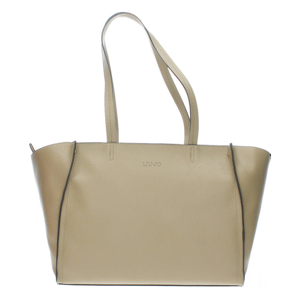 beige handtas