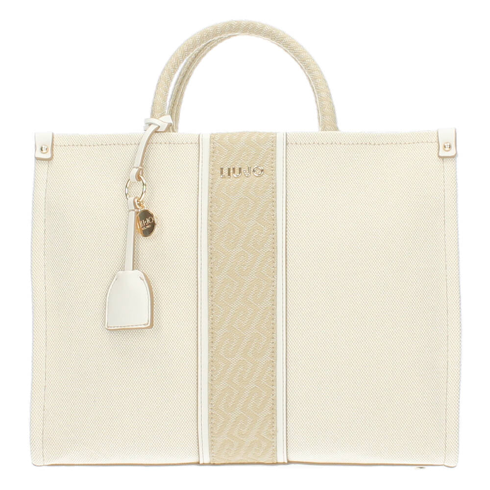 beige handtas