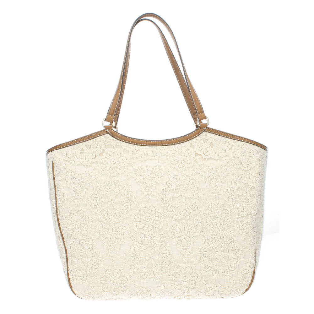 beige handtas