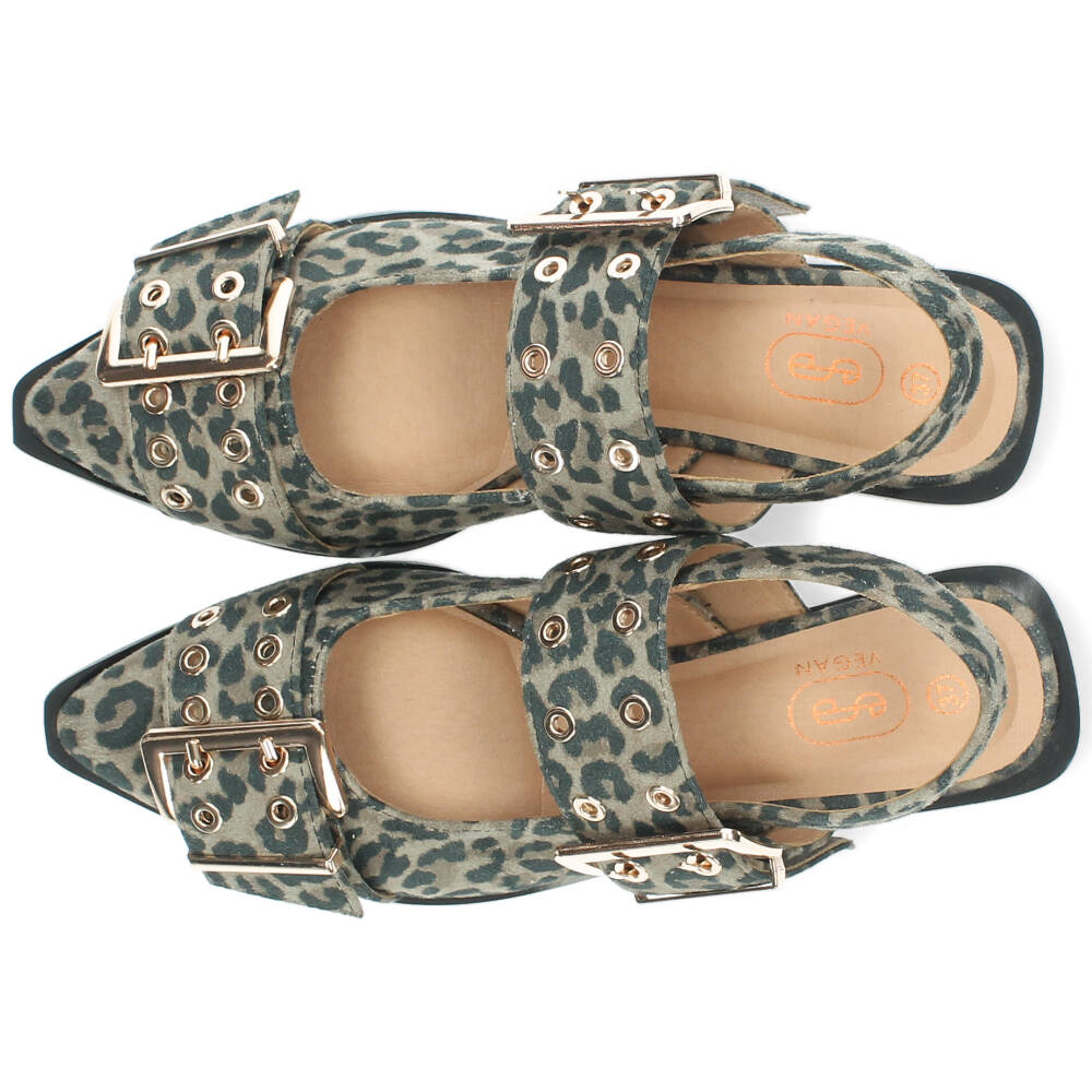 luipaarprint slingback