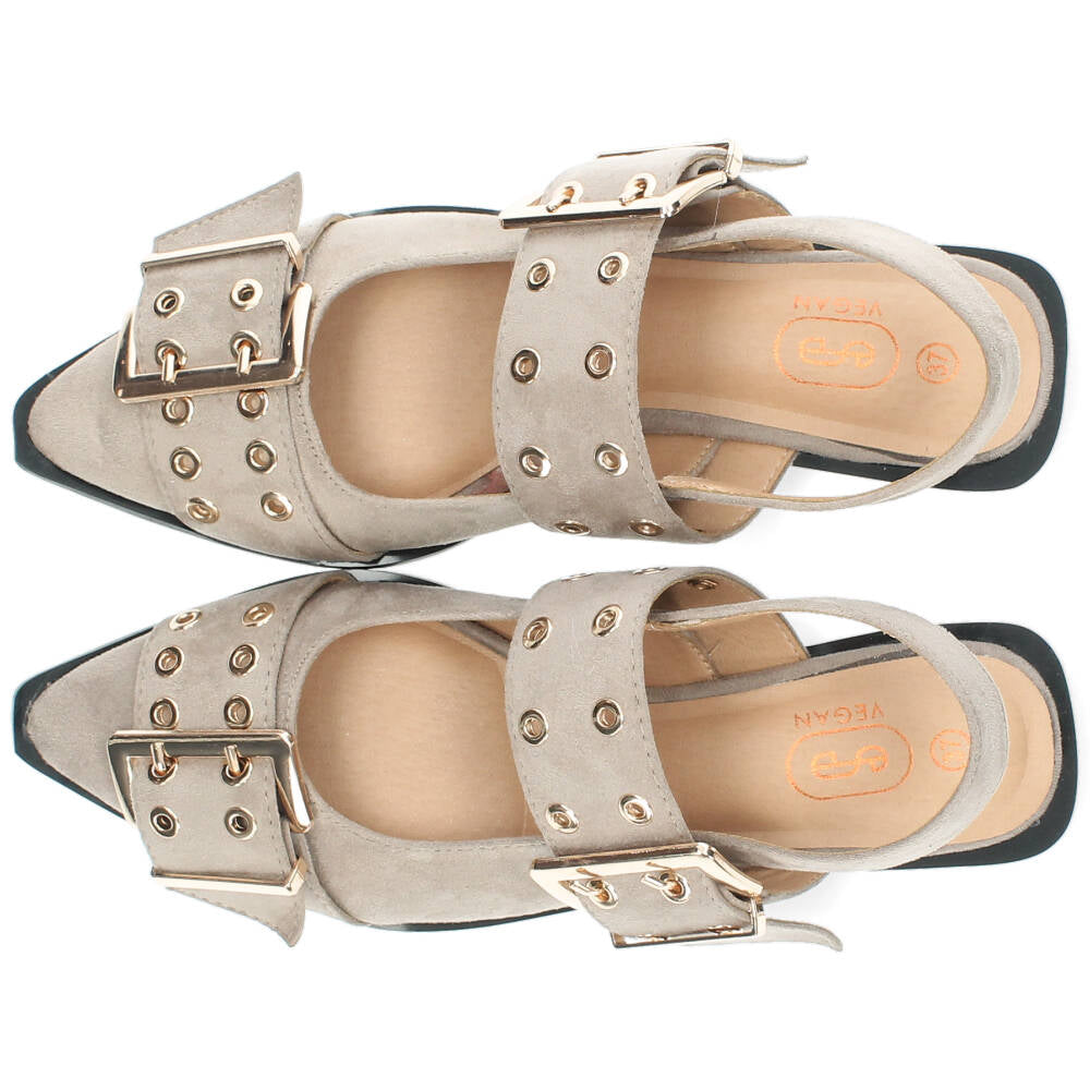 taupe slingback