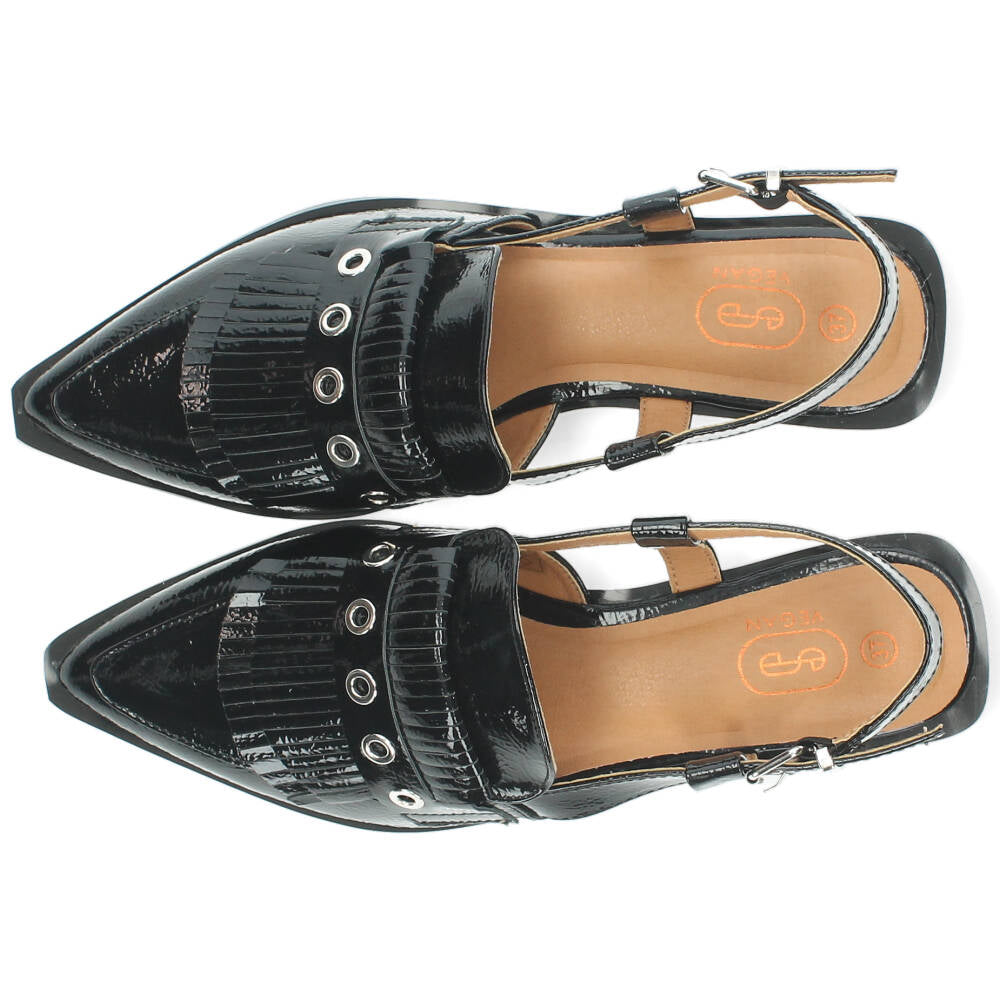 zwarte slingback