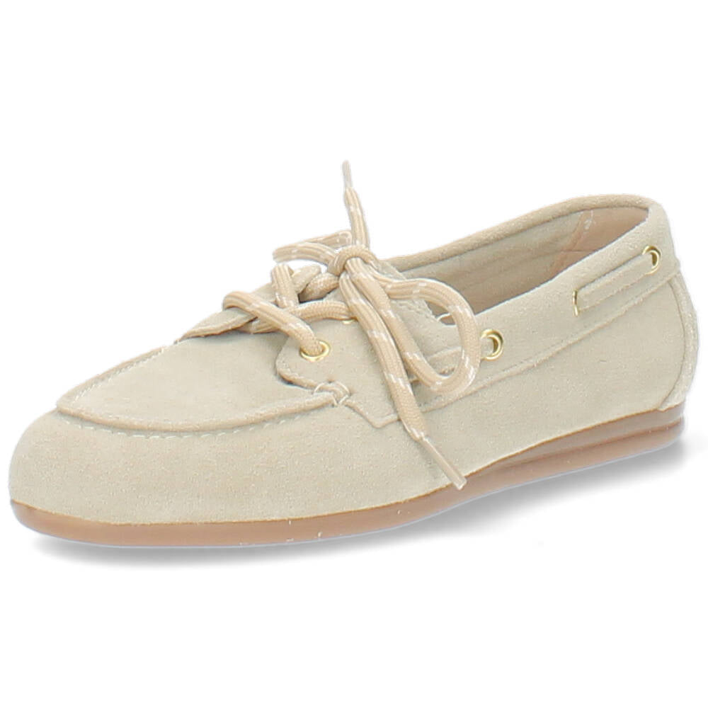 beige bootschoen