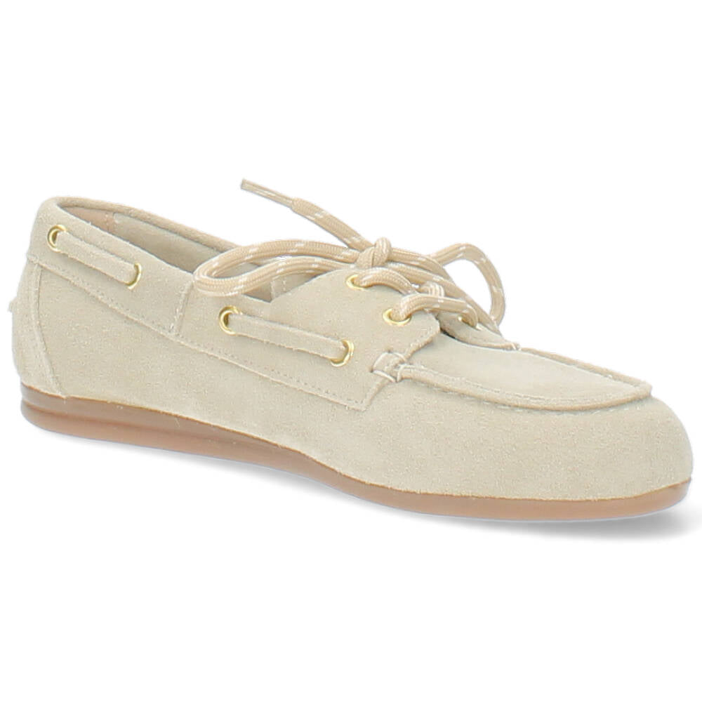 beige bootschoen