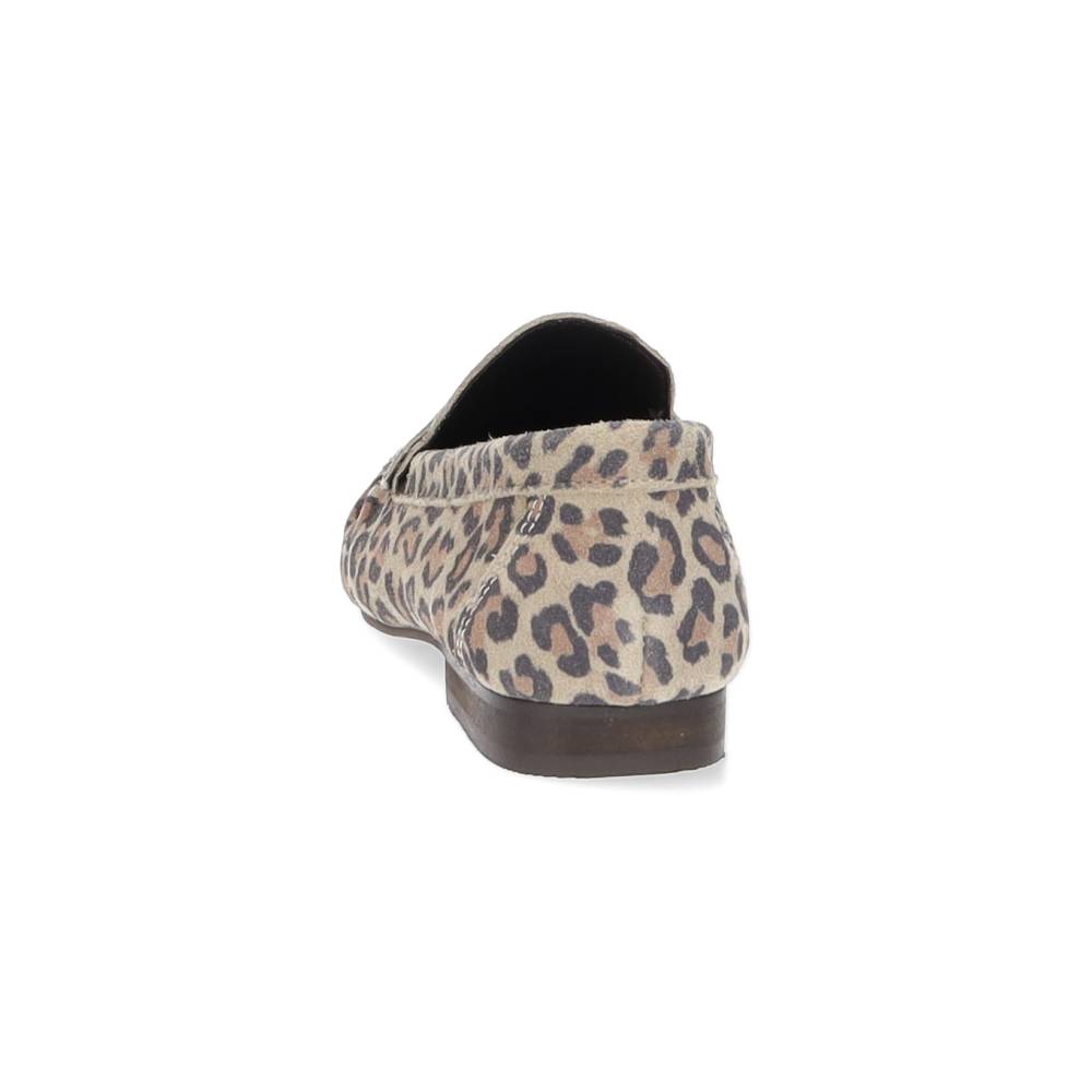 luipaardprint loafer