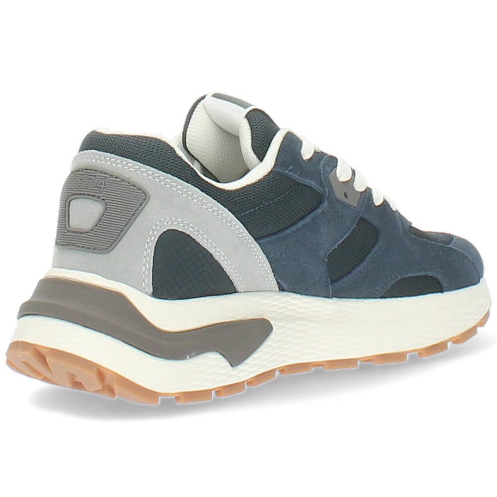 blauwe sneaker