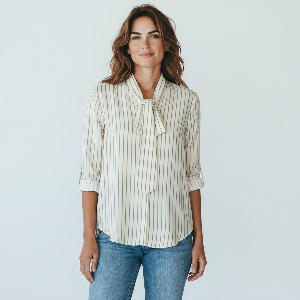 lichtgele blouse