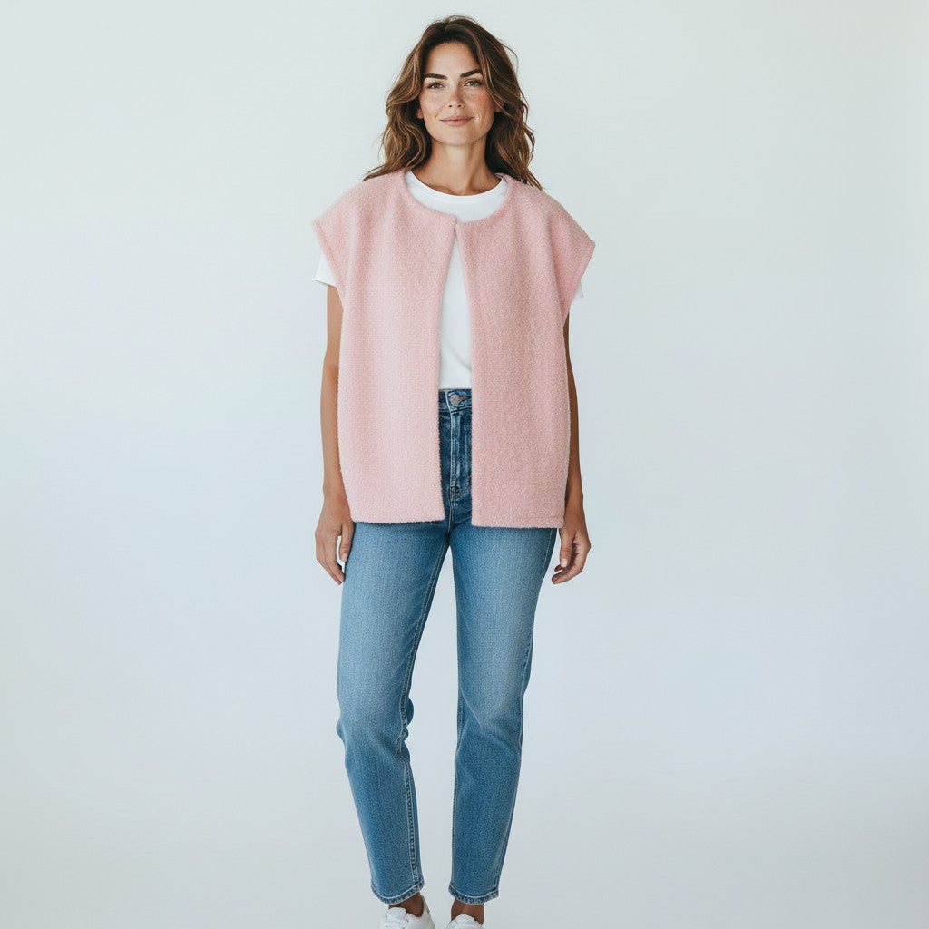 roze gilet