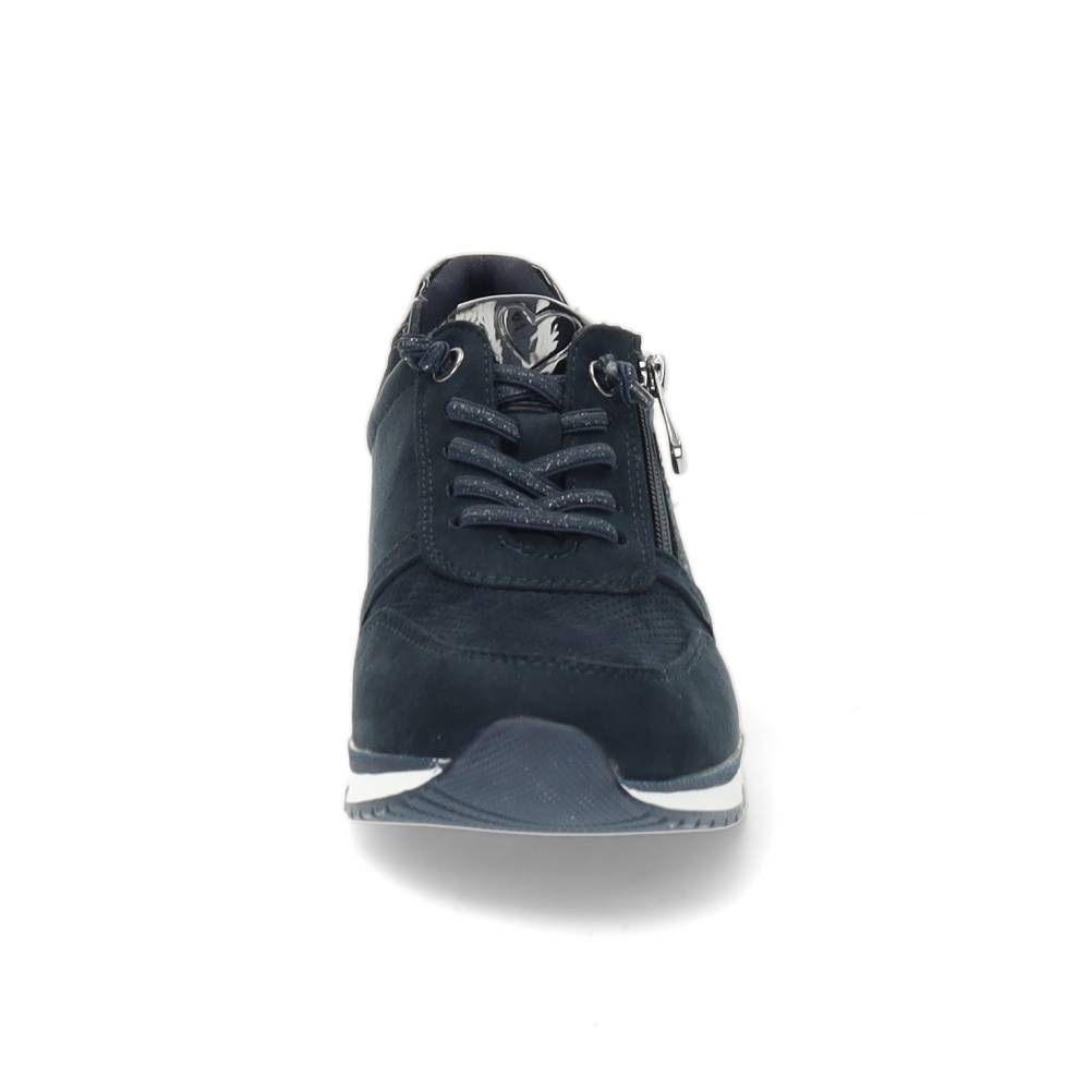 blauwe sneaker