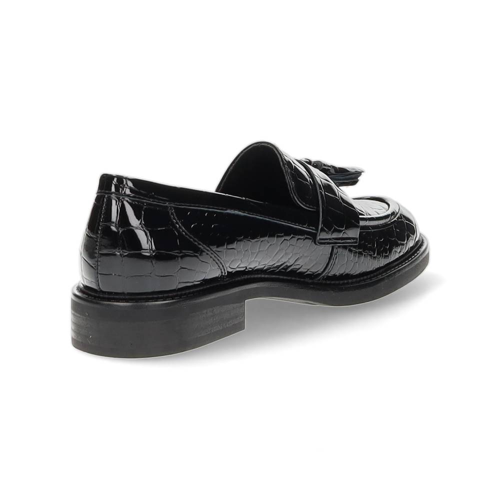 zwarte mocassin