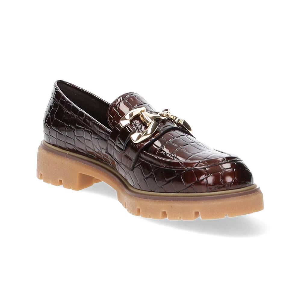 cognac mocassin