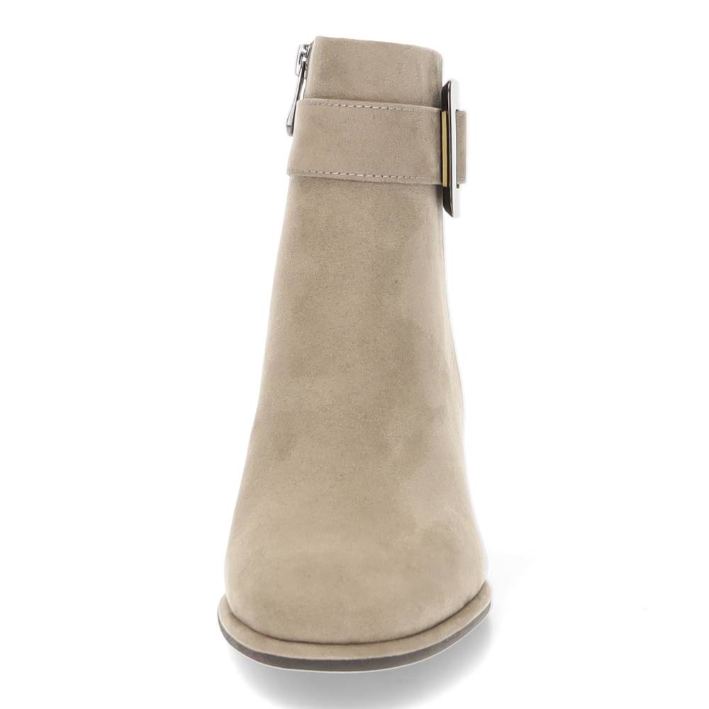beige enkellaars
