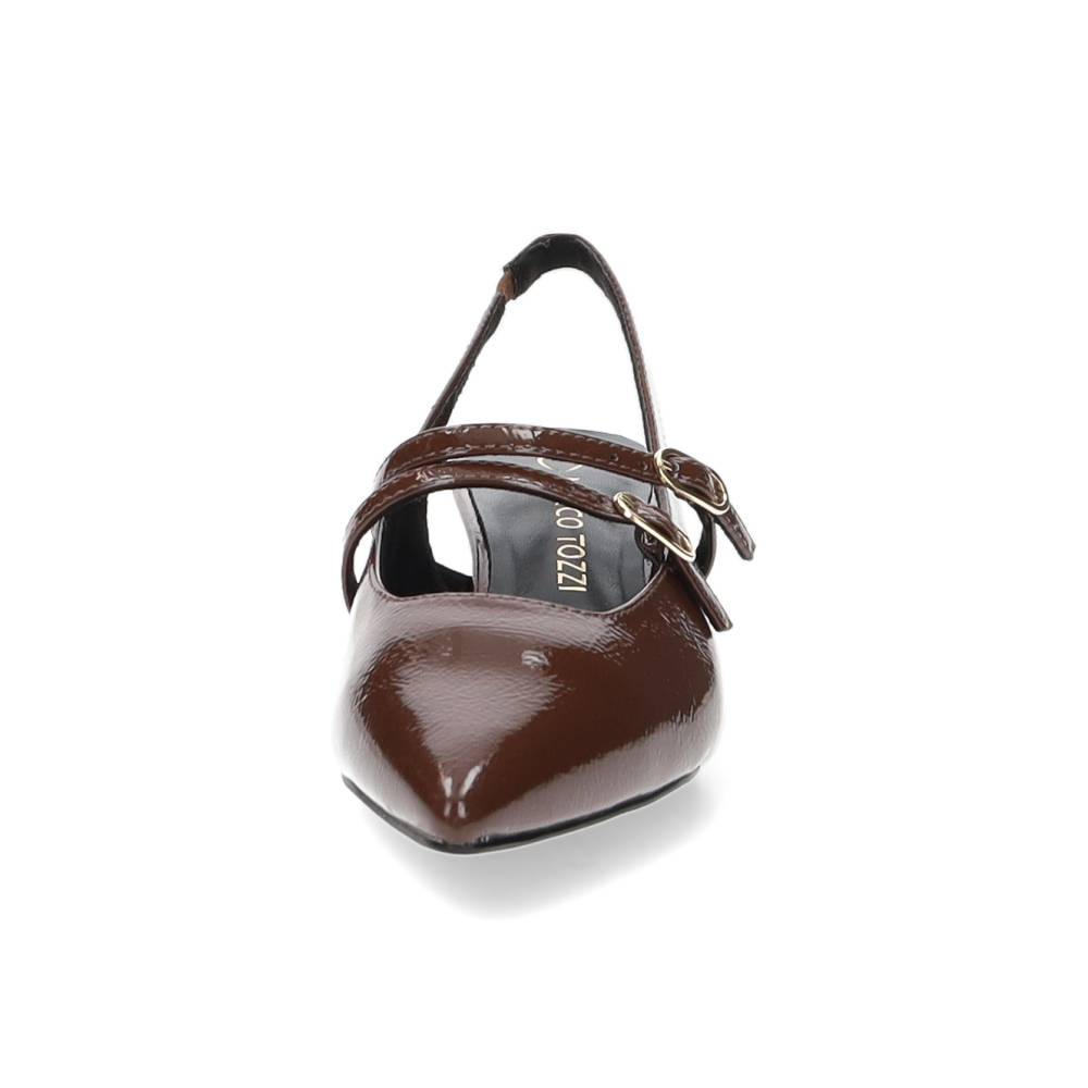 bruine slingback