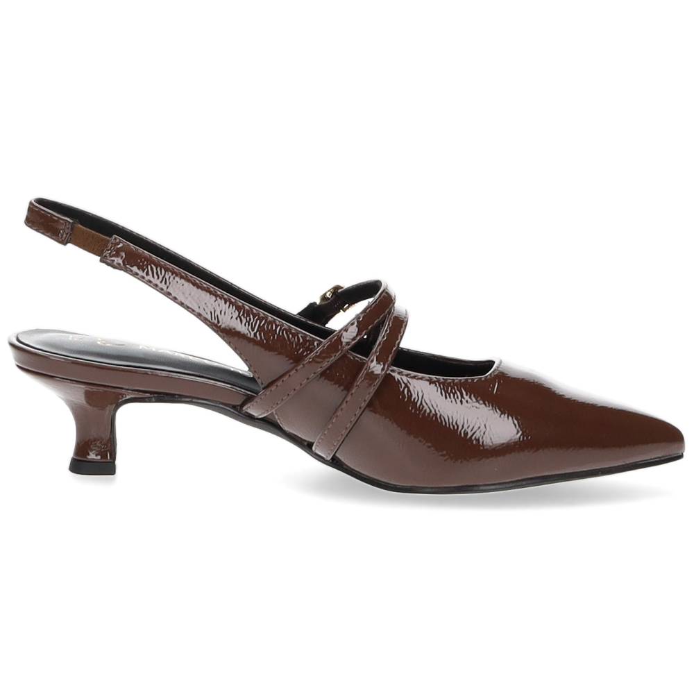bruine slingback