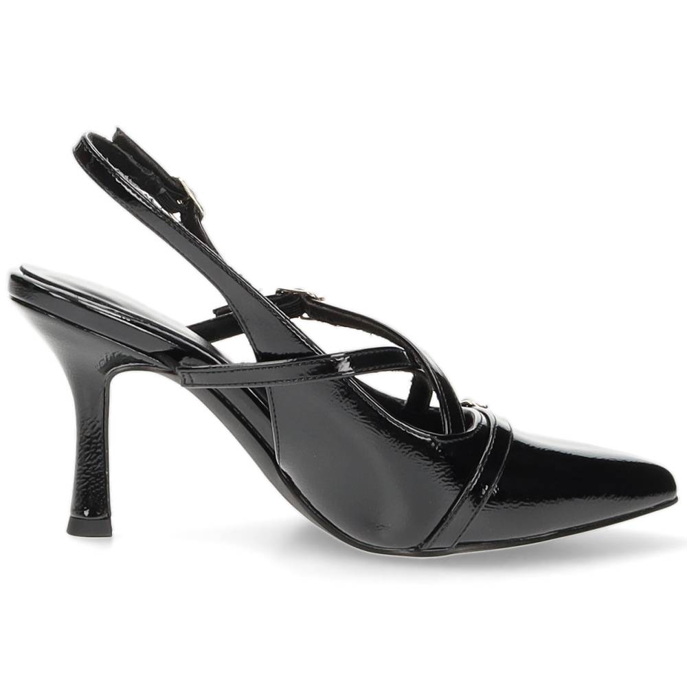 zwarte slingback