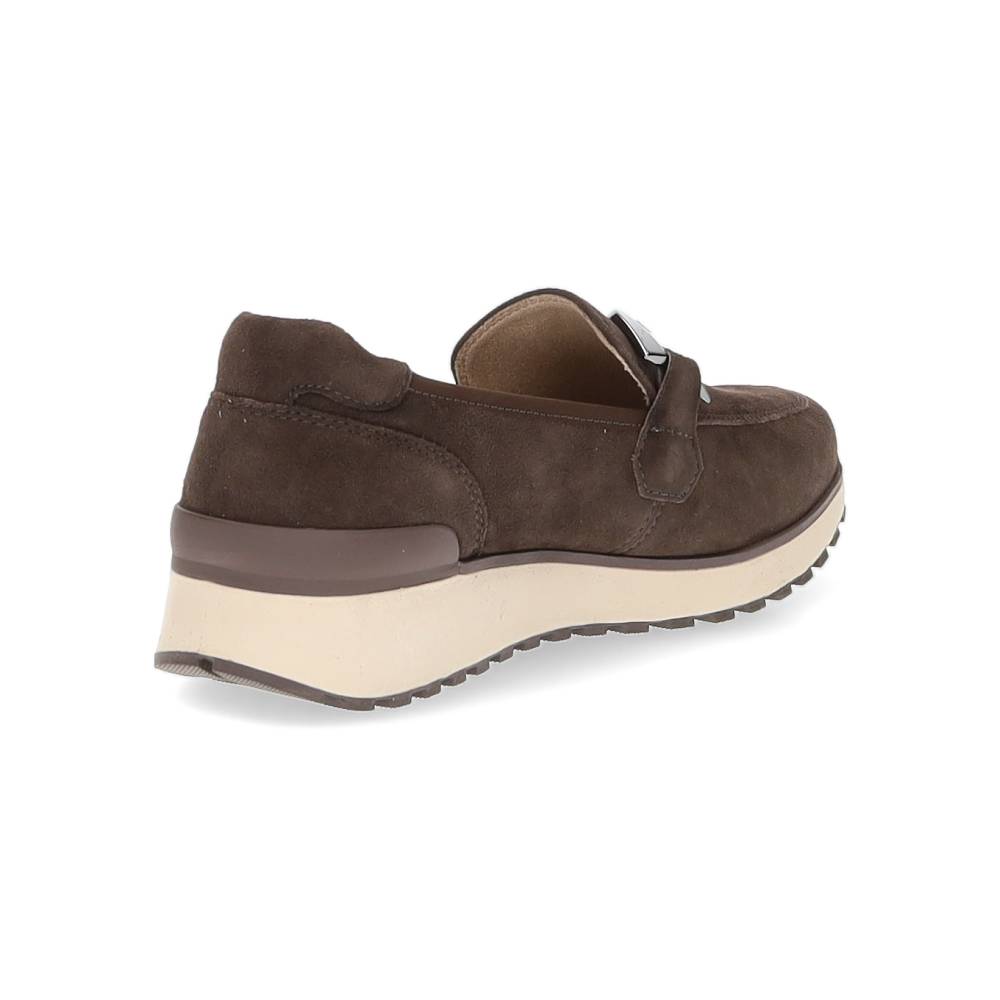 bruine mocassin