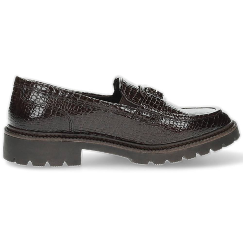 bruine mocassin