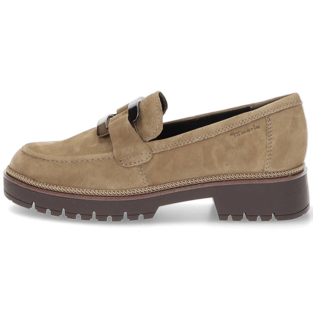 taupe mocassin