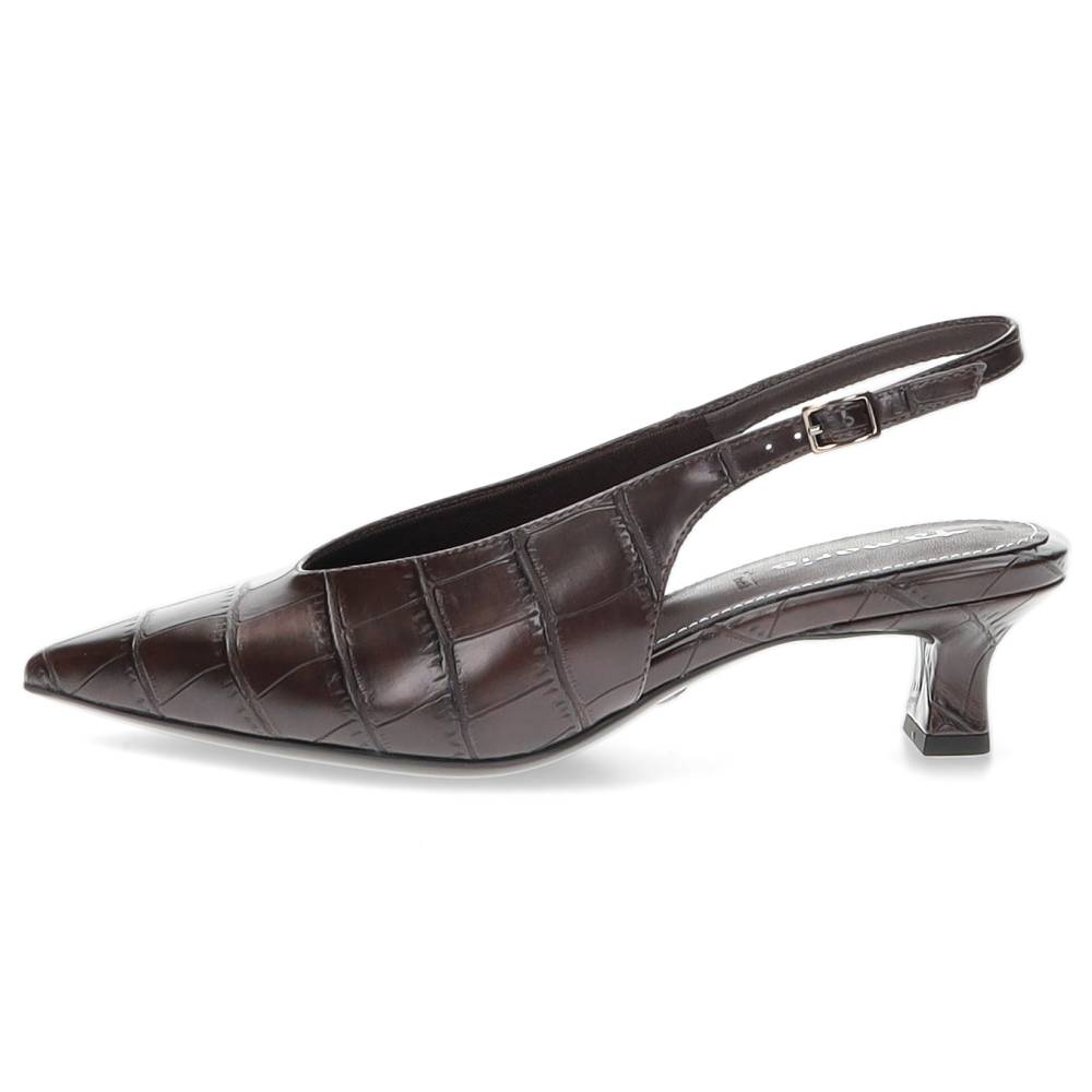 bruine slingback