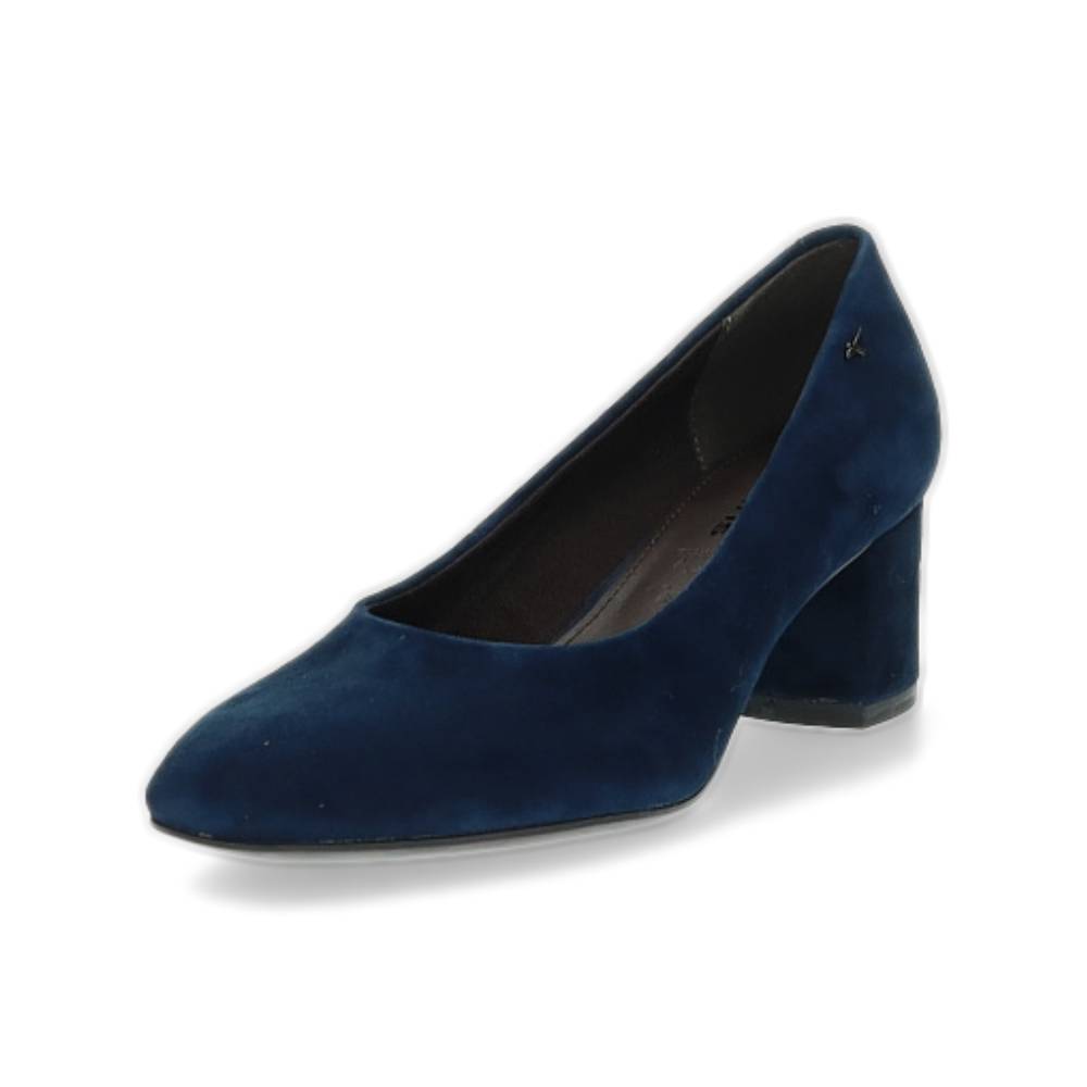 blauwe pump