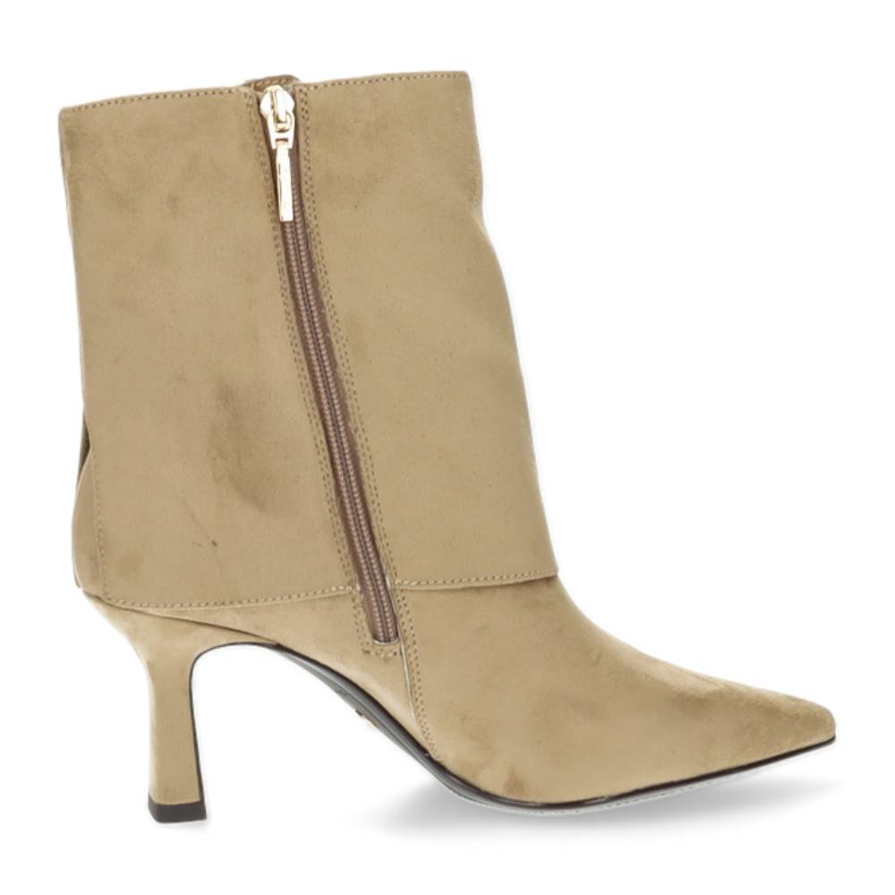 beige enkellaars
