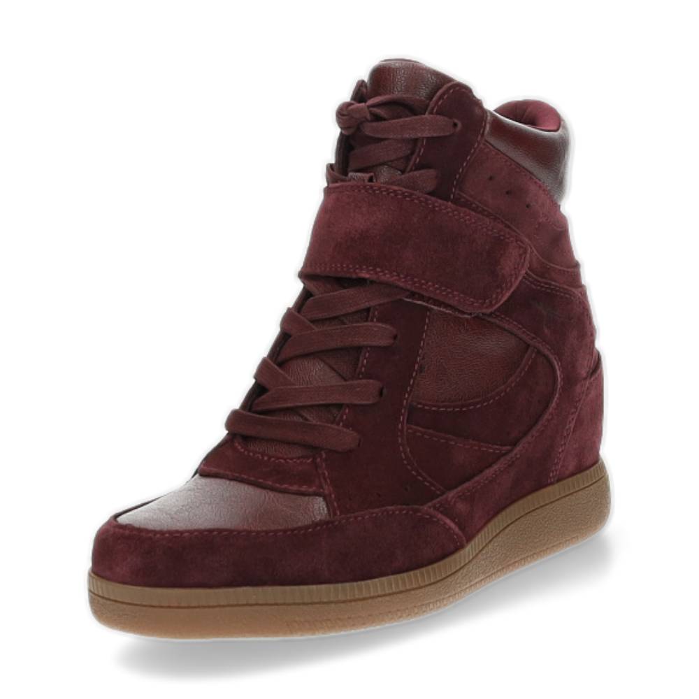 burgundy sneaker