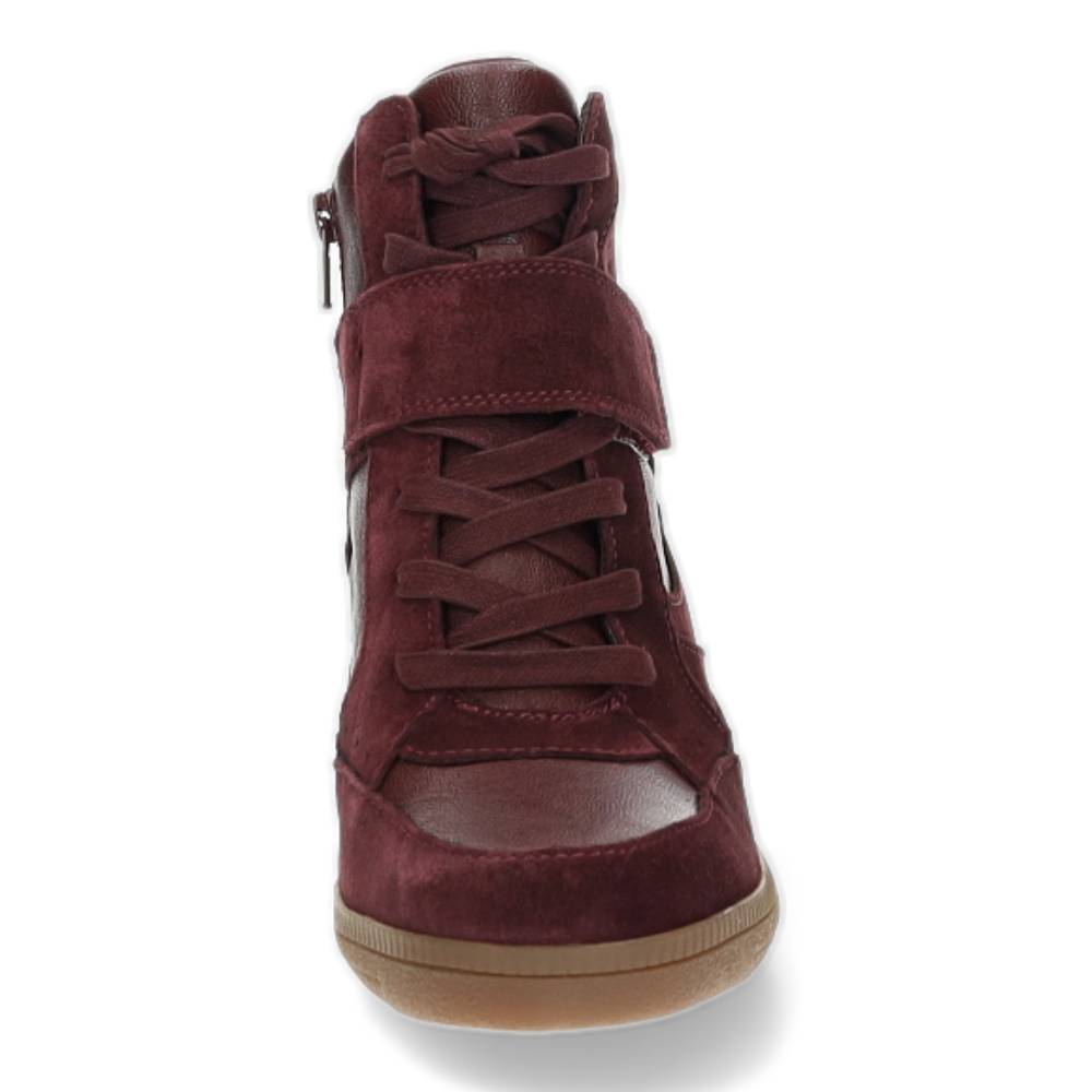 burgundy sneaker