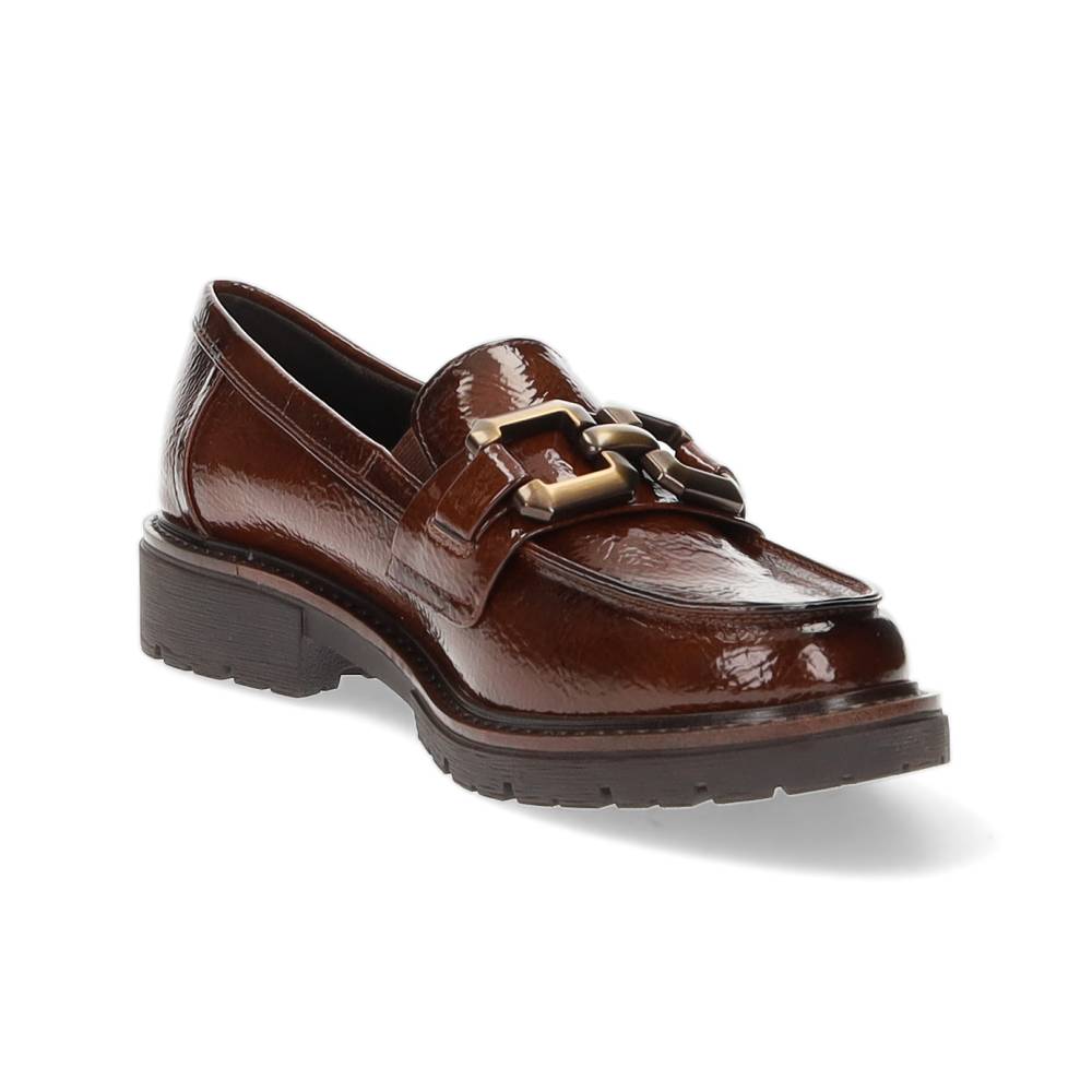 cognac mocassin