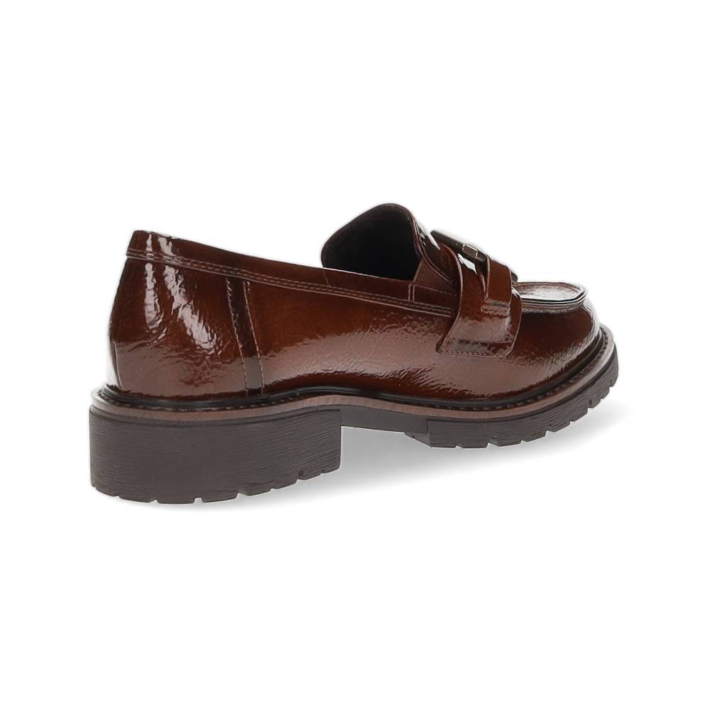 cognac mocassin